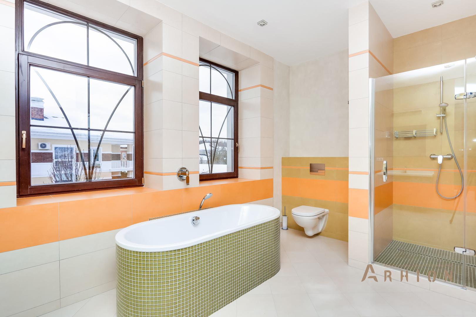 7. Проект двухэтажного дома в современном классическом стиле с многоскатной кровлей, gk-02, площадью - 410 кв c сауной, терассой, балконом, гаражом, эркером, вторым светом